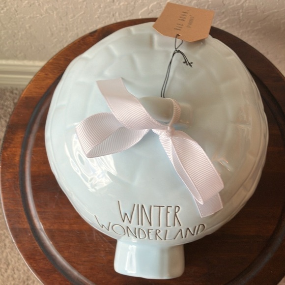 Rae Dunn: Ice Blue “Winter Wonderland” Igloo Bird House - Picture 10 of 16